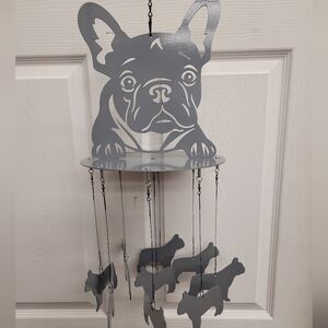 Plasma Cut French Bulldog Wind Chime